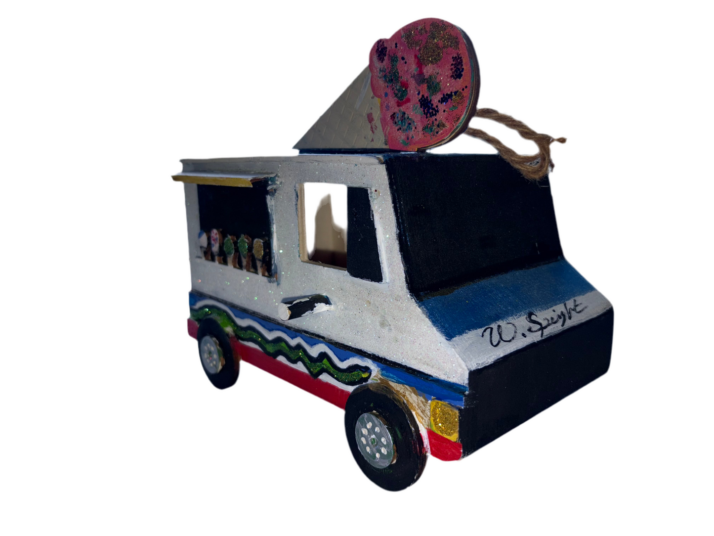 Ha House Garden Bird Feeder| Ice Cream Truck